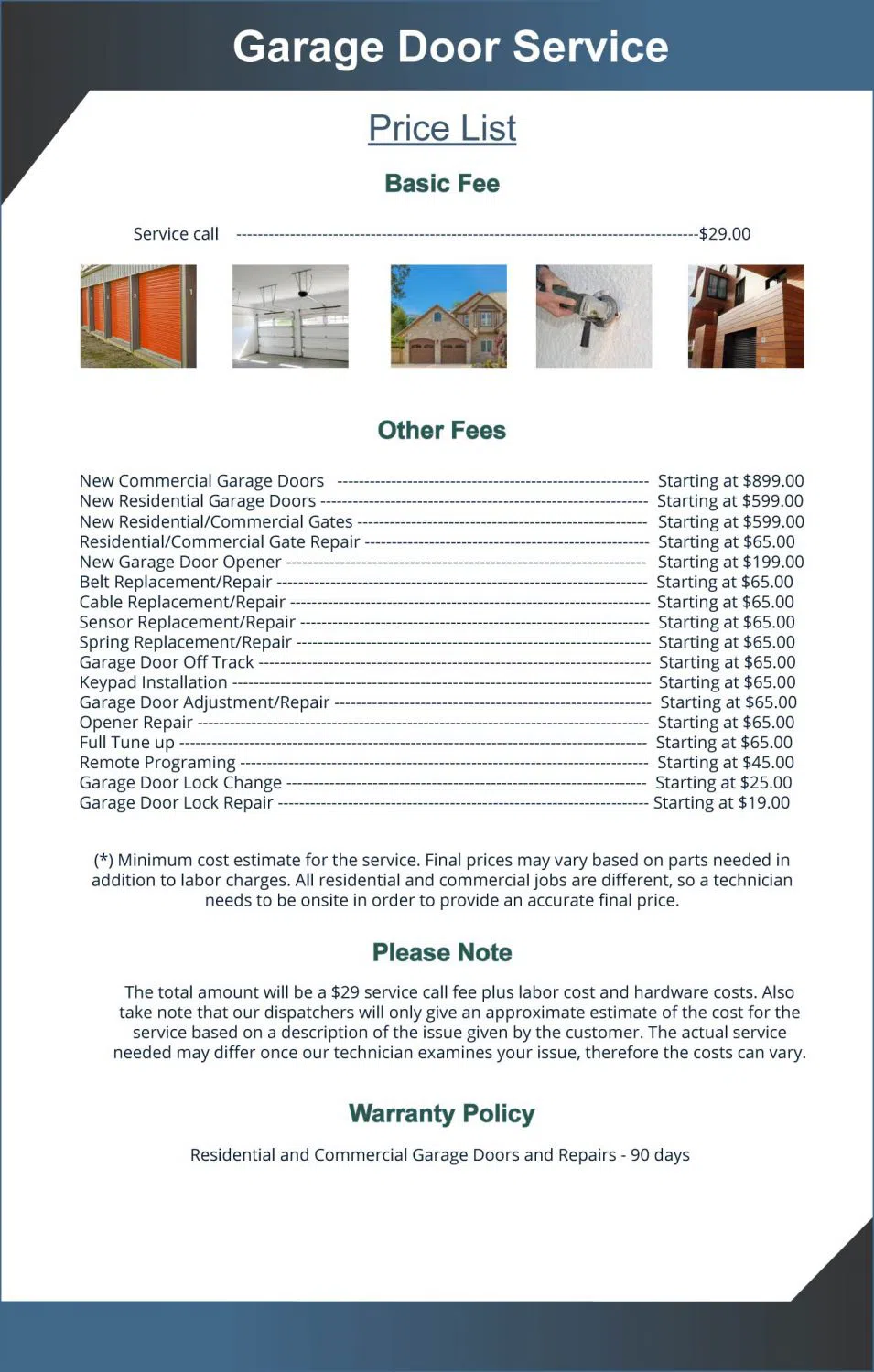 Golden Garage Door Service Sugar Land, TX 281-595-7046